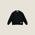 FLEECE CARDIGAN BLACK
