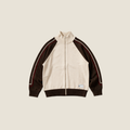 ZIP-UP SWEATER SAND