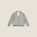 FLEECE CARDIGAN GREY