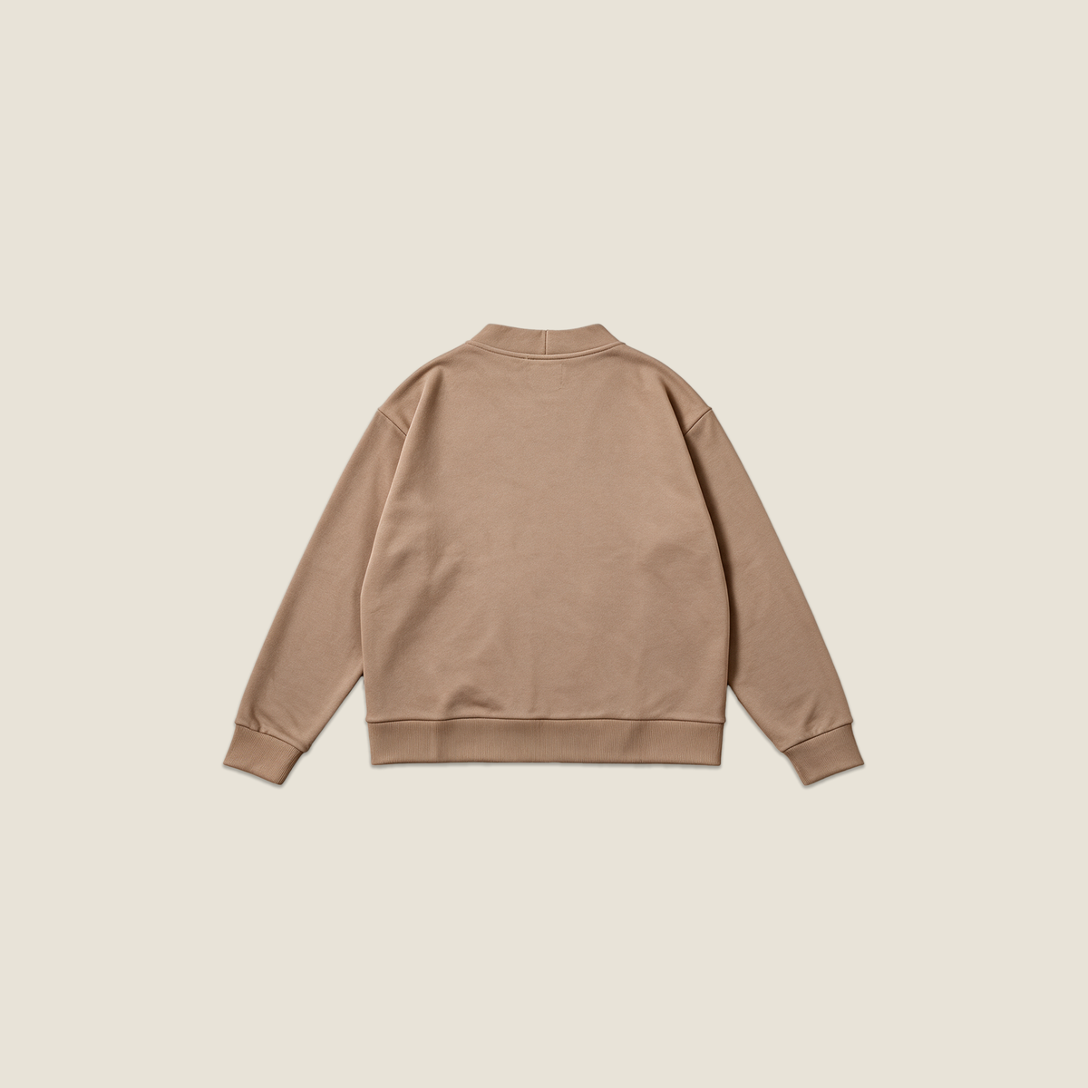 FLEECE CARDIGAN MUD