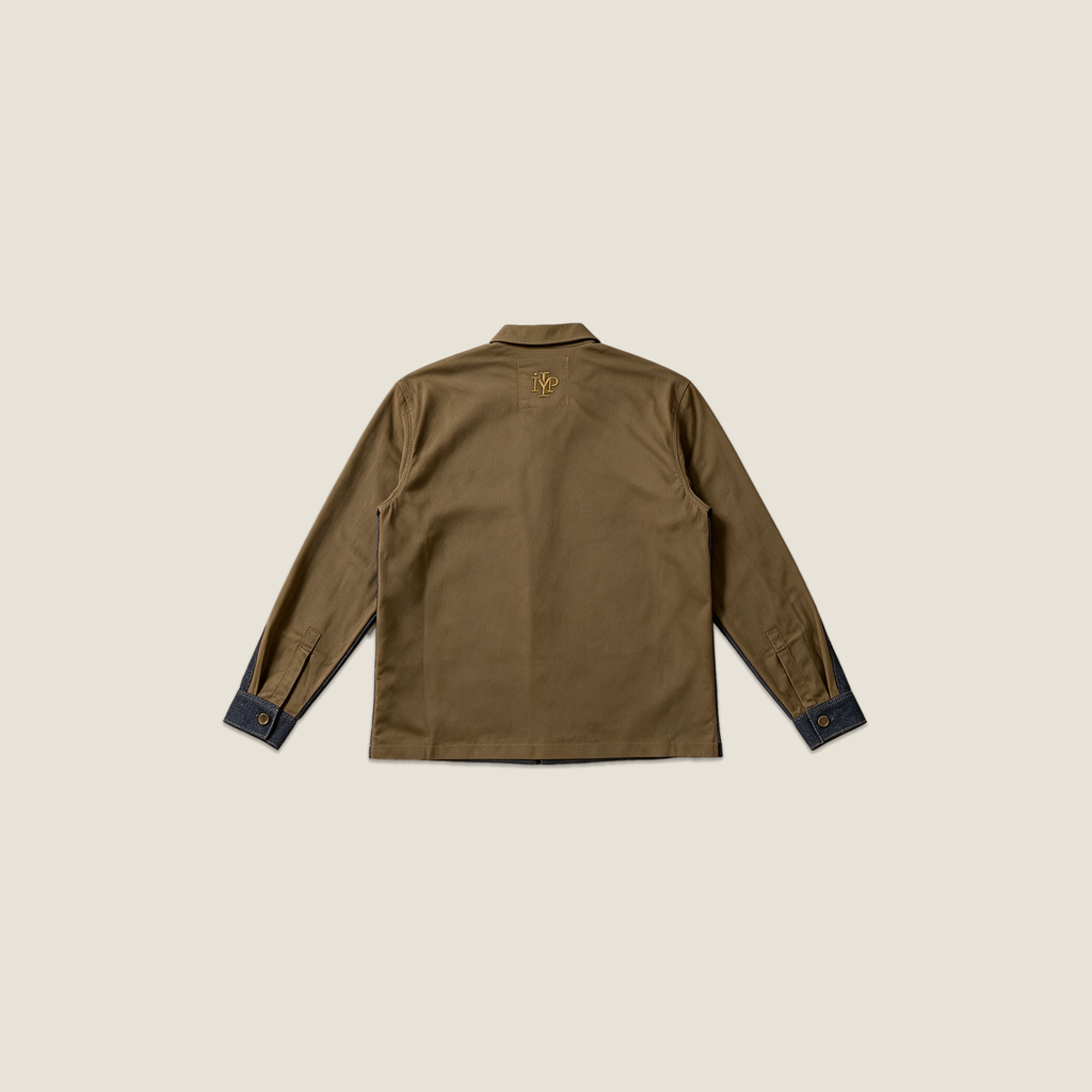 OVERSHIRT MATCH FABRIC BLUE