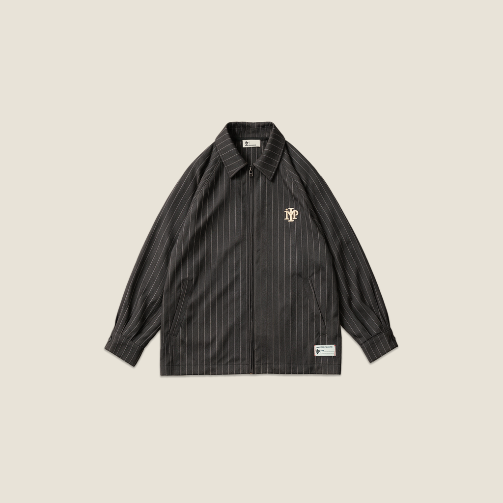 PINSTRIPED JACKET GREY
