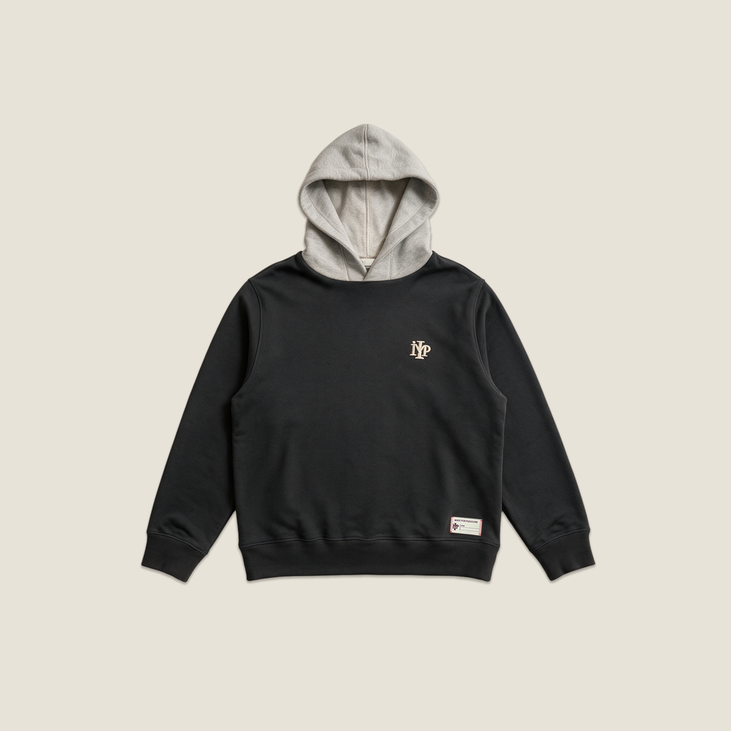 HOODIE MONOGRAM ASPHALT