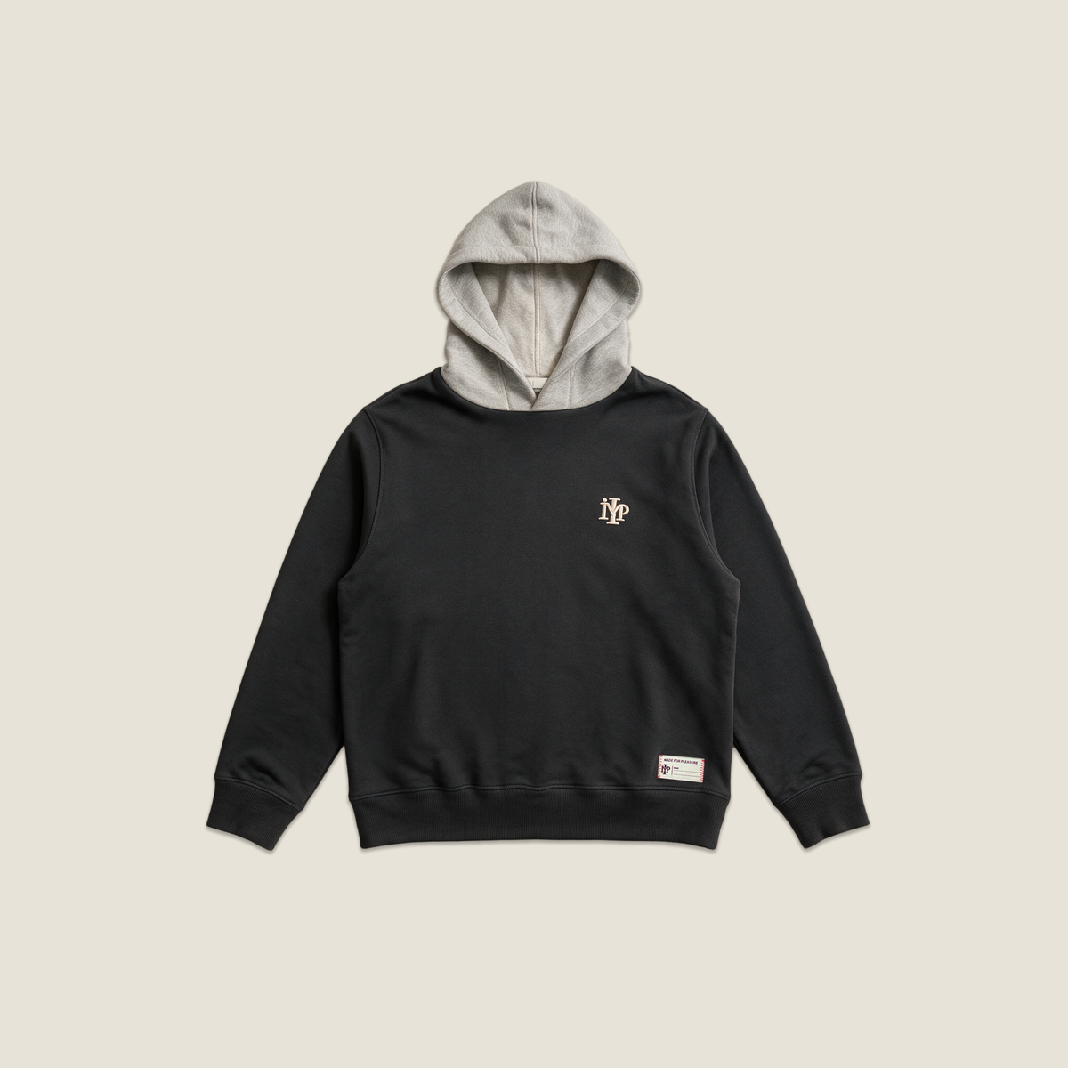 HOODIE MONOGRAM ASPHALT
