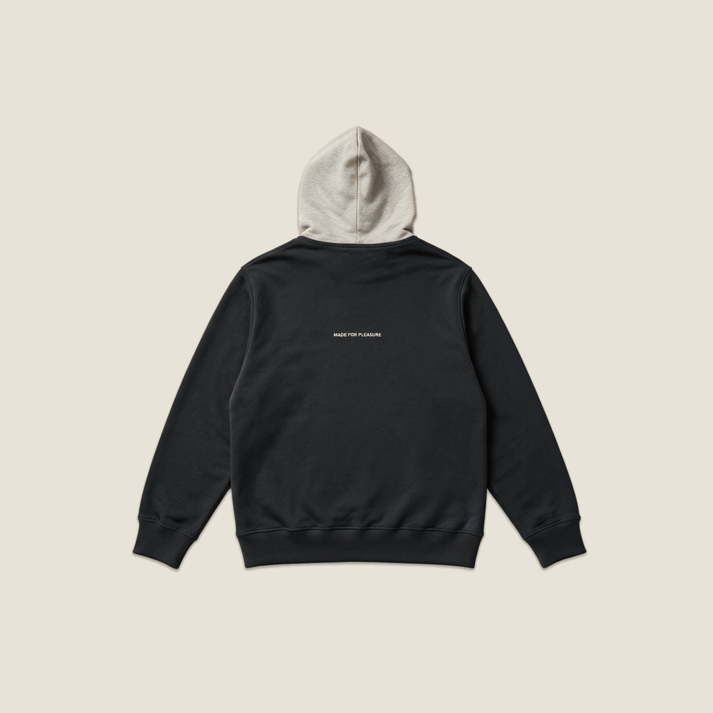 HOODIE MONOGRAM ASPHALT