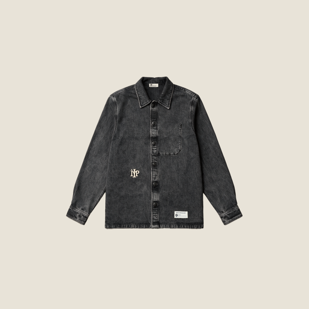 OVERSHIRT OLD WASHED BLACK