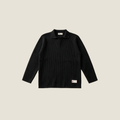 POLO SWEATER BLACK