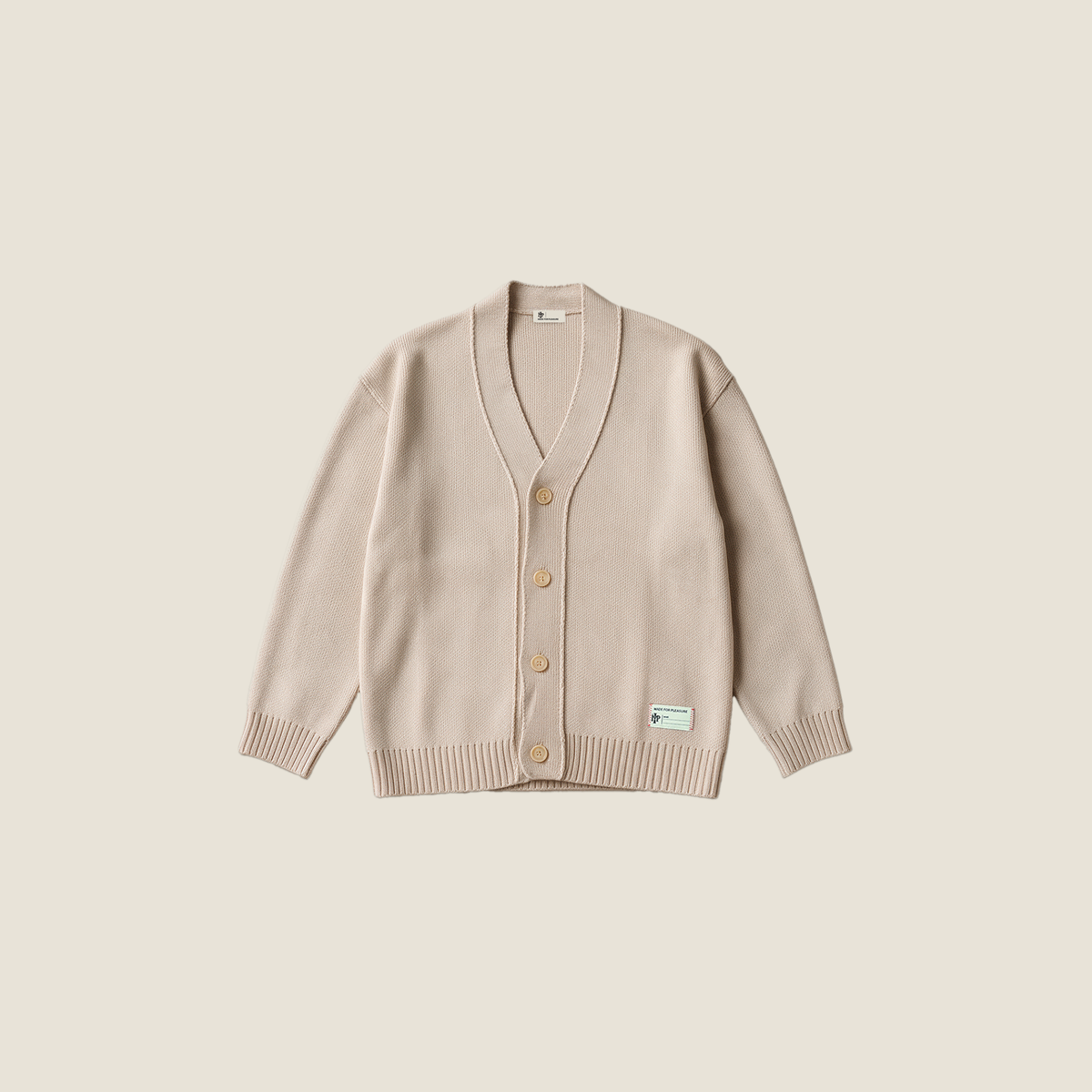 CARDIGAN SWEATER SAND