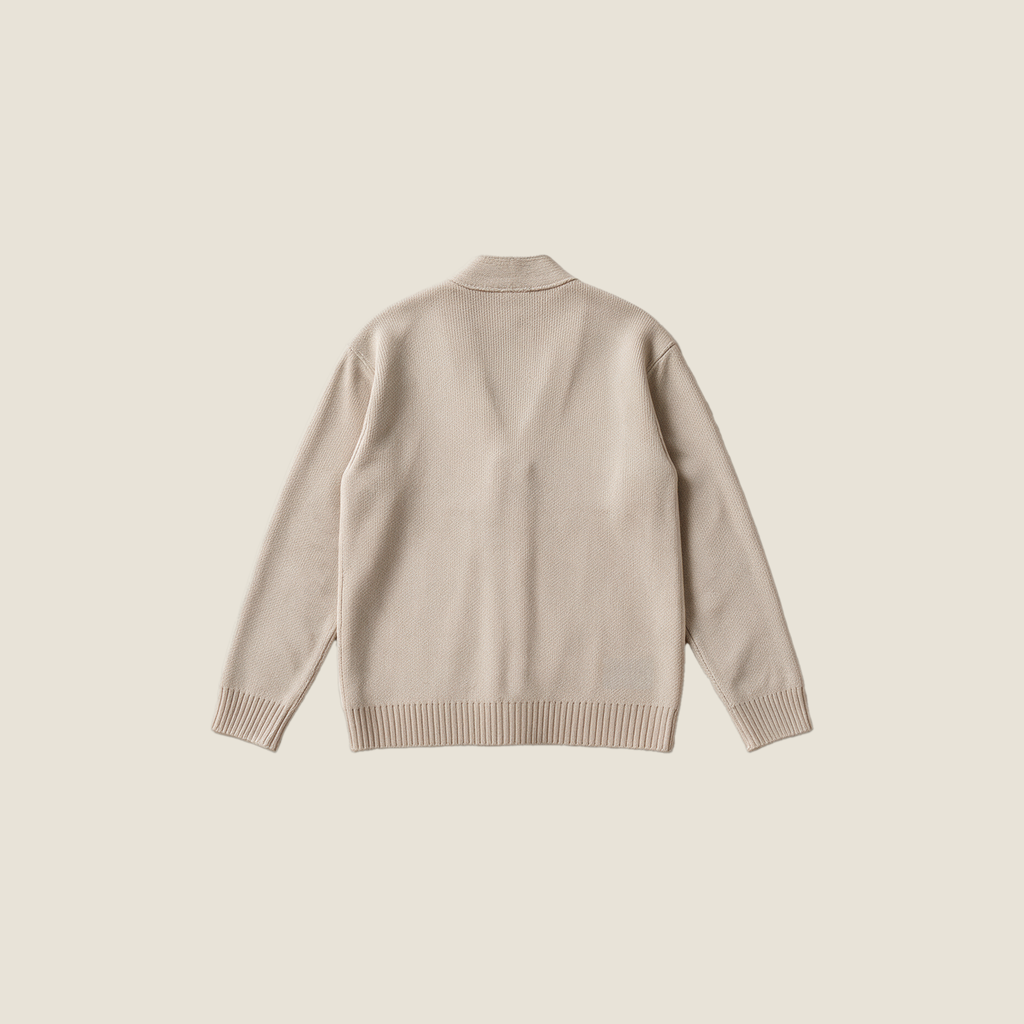 CARDIGAN SWEATER SAND