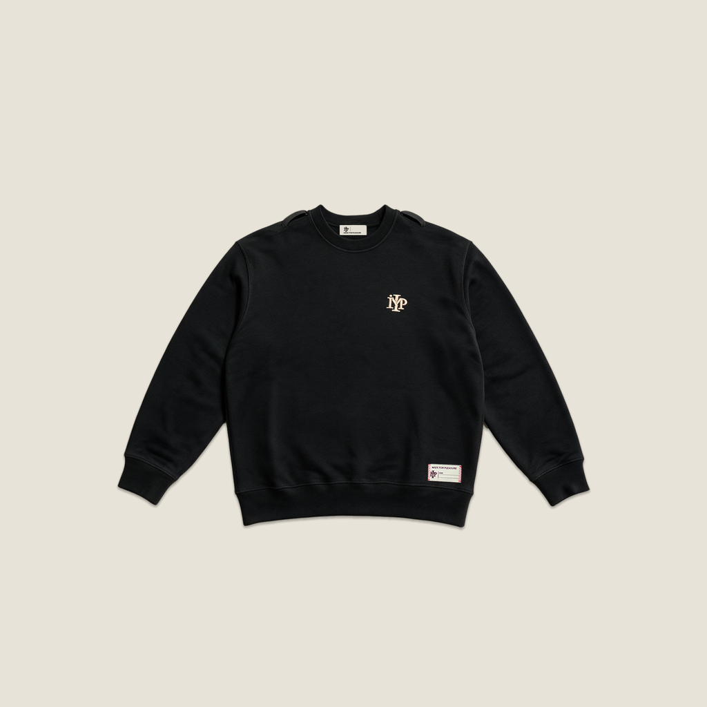 CREWNECK MONOGRAM BLACK