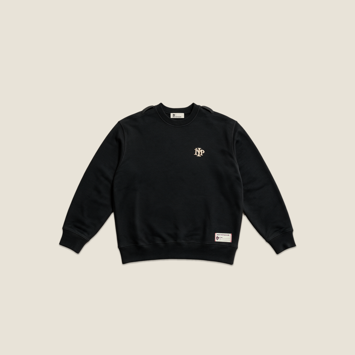 CREWNECK MONOGRAM BLACK