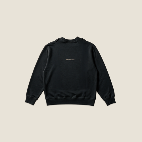 CREWNECK MONOGRAM BLACK