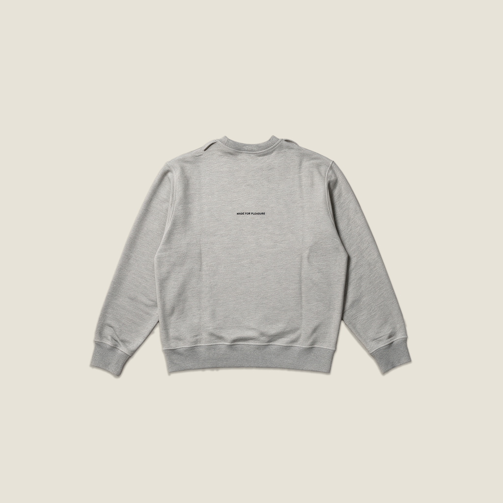 CREWNECK MONOGRAM GREY MELANGE