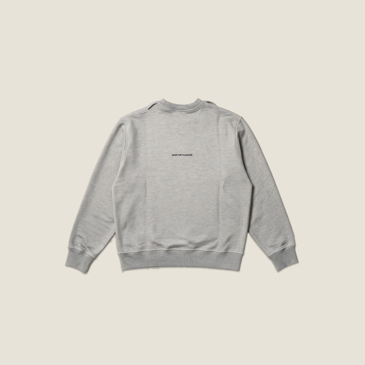 CREWNECK MONOGRAM GREY MELANGE