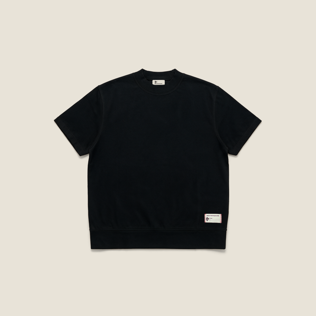 T-SHIRT HIGH NECK BLACK