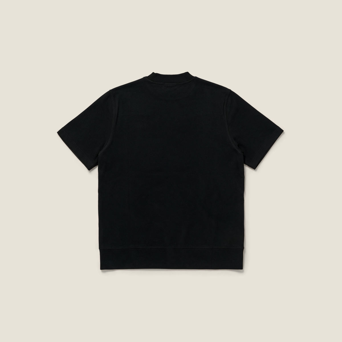 T-SHIRT HIGH NECK BLACK