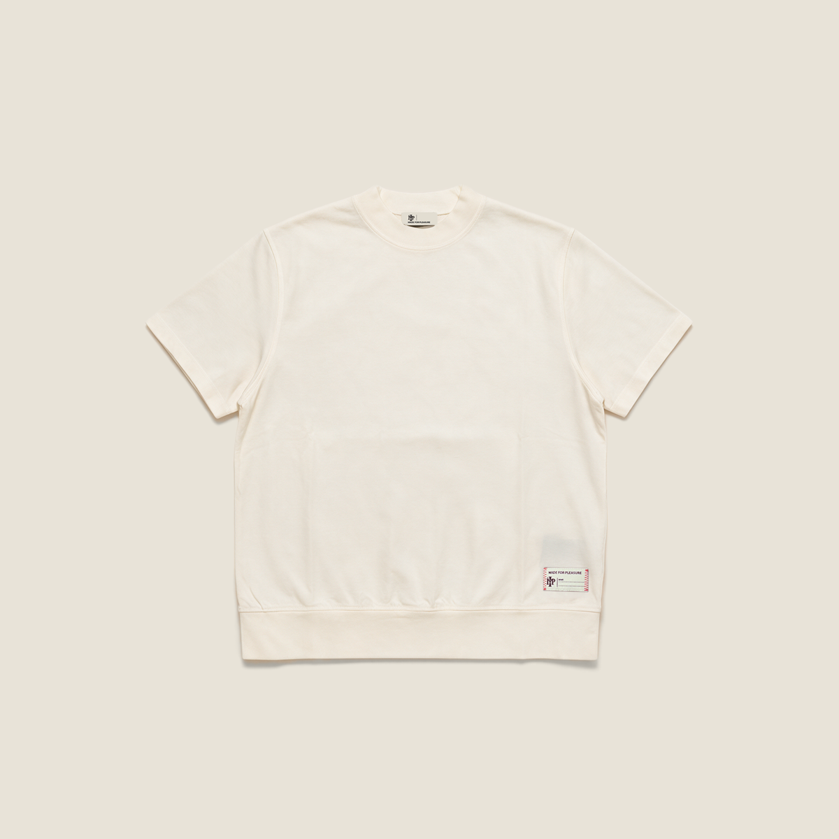 T-SHIRT HIGH NECK OFF WHITE