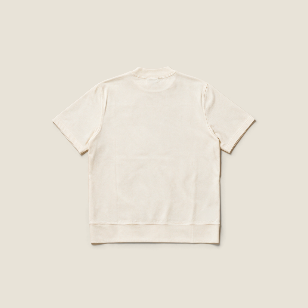 T-SHIRT HIGH NECK OFF WHITE