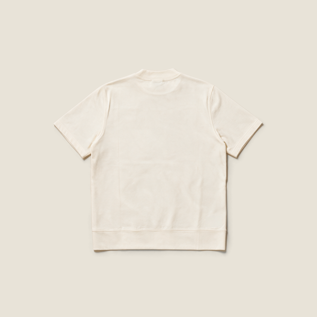 T-SHIRT HIGH NECK OFF WHITE